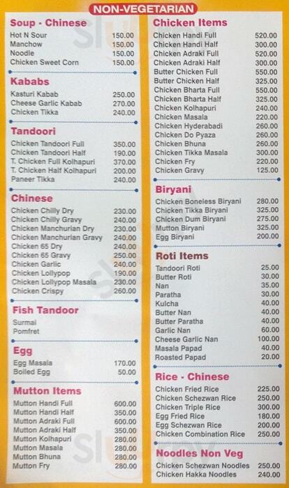 Reddy's Pune Menu - 1