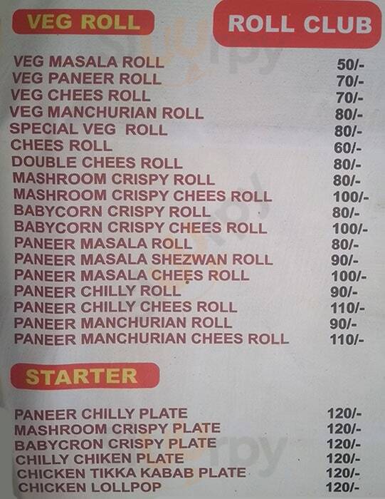 Roll Club Pune Menu - 1