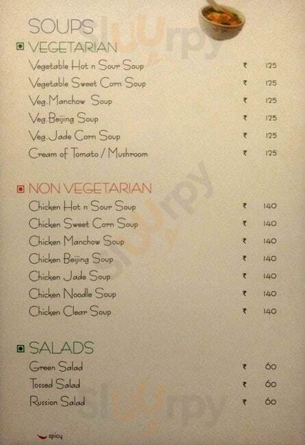 Blue Fox Hyderabad Menu - 1