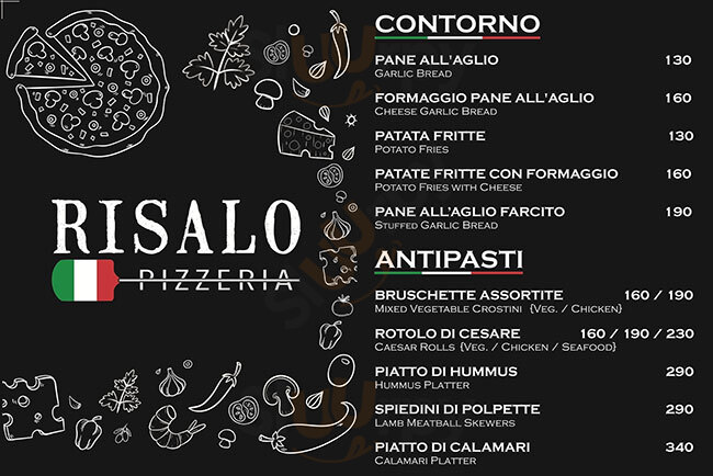 Risalo Restaurant & Pizzeria Bengaluru Menu - 1