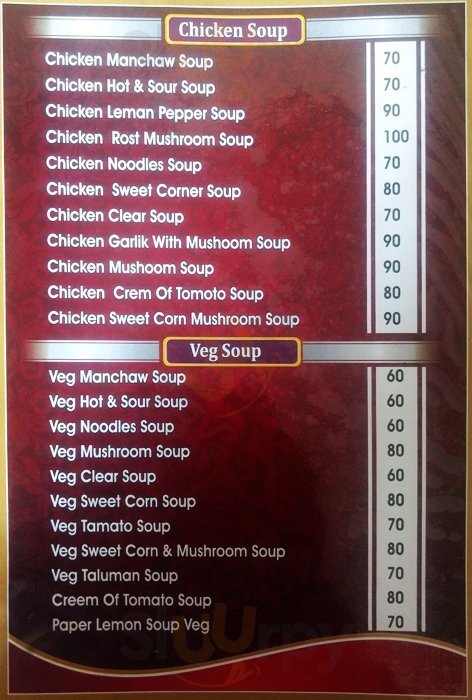 Swaraj Chinese Pune Menu - 1