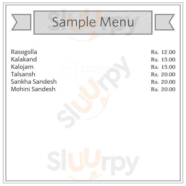 Deshbandhu Mistanna Bhandar Kolkata (Calcutta) Menu - 1