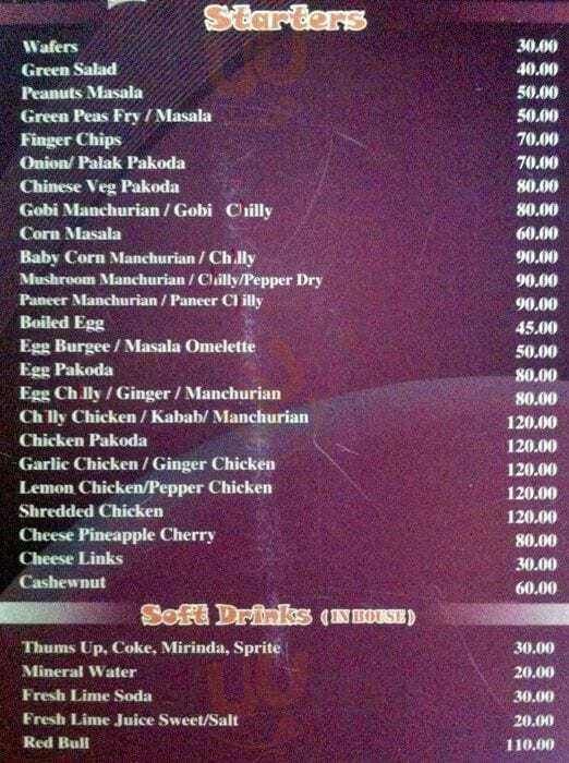 Scottish Pub Bengaluru Menu - 1