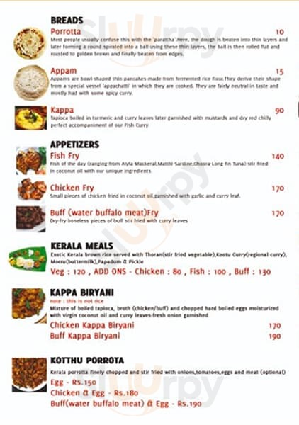 Kerala Fast Food Pune Menu - 1
