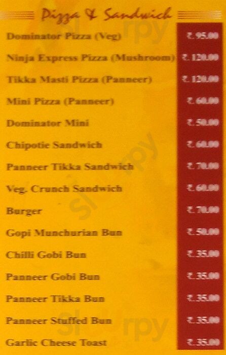 Annai Bhavan Chennai (Madras) Menu - 1