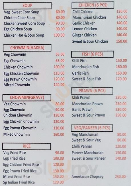 Parul Fast Food Kolkata (Calcutta) Menu - 1