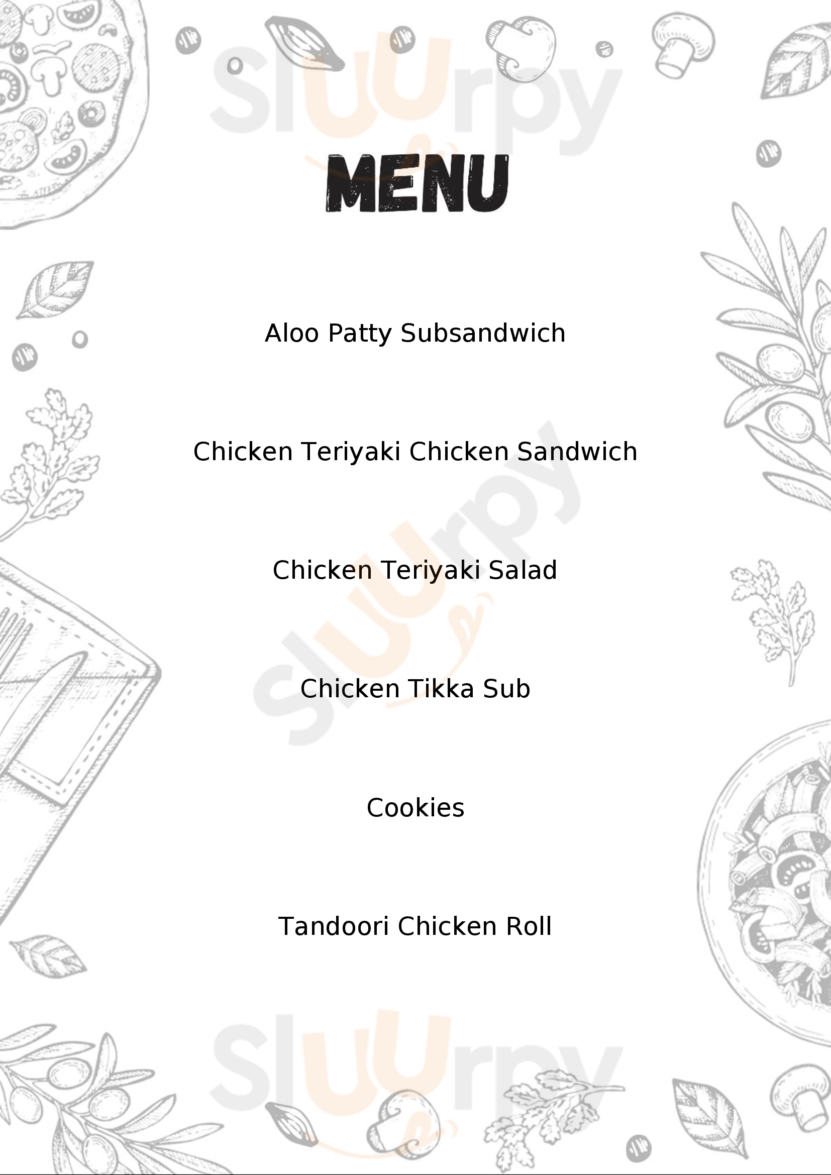 Subway Pune Menu - 1