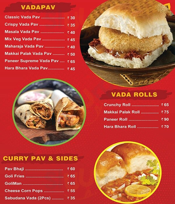 Goli Vada Pav No.1 Bengaluru Menu - 1