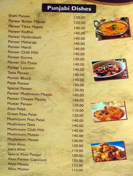 Tiffany Restaurant & Snacks Pune Menu - 1