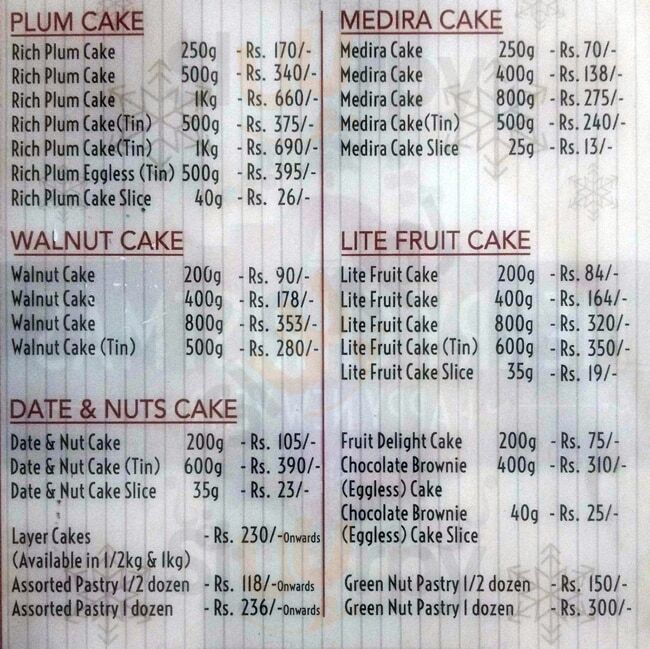 Mcrennett Chennai (Madras) Menu - 1