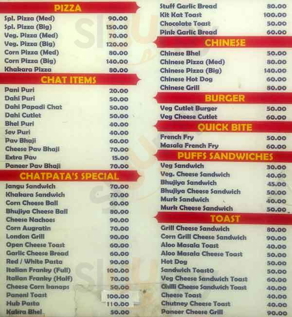 Chat Pata Chat House Chennai (Madras) Menu - 1