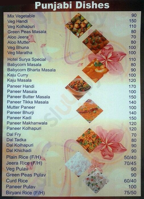 Hotel Surya Biryani House Restaurant Pune Menu - 1