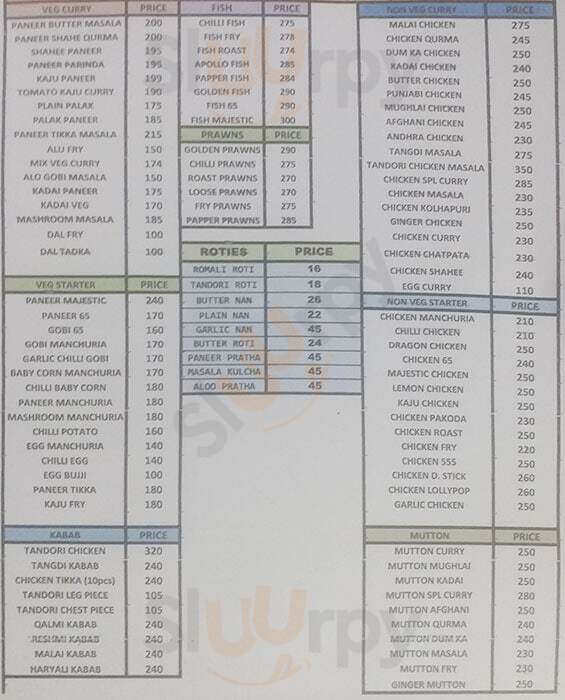 Hna Restaurant & Bakery Hyderabad Menu - 1