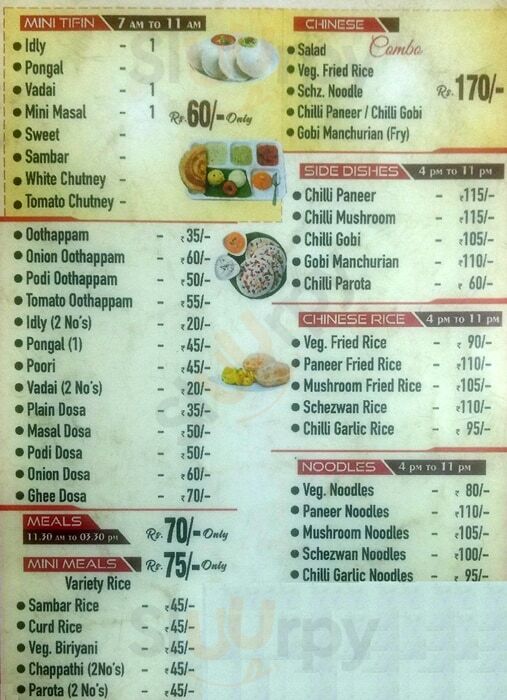 Lakshmi Bhavan Chennai (Madras) Menu - 1