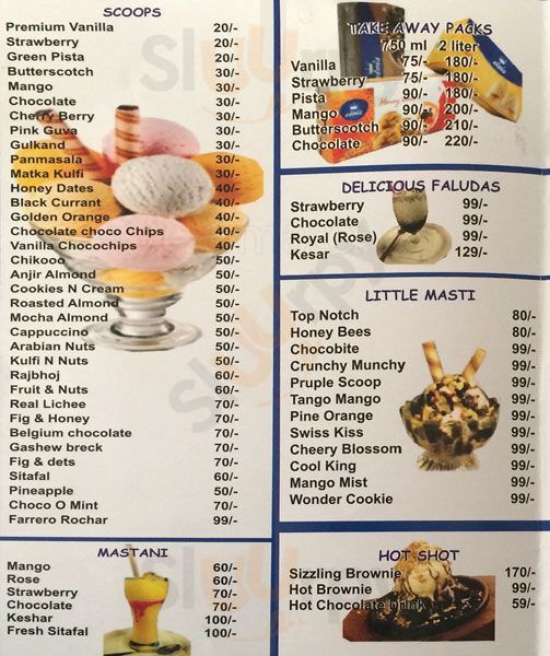 Elvis Ice Cream Lounge Pune Menu - 1