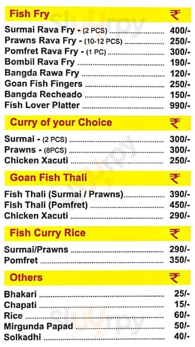 Vernekar's Goan Fish Curry Pune Menu - 1