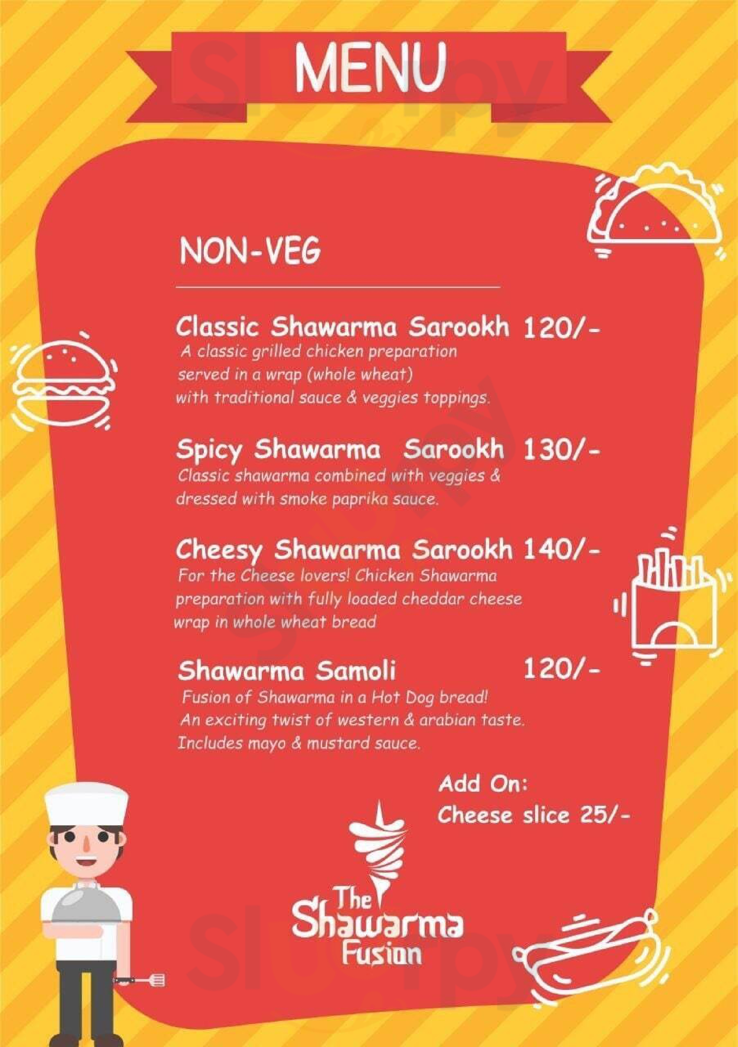 The Shawarma Fusion Pune Menu - 1