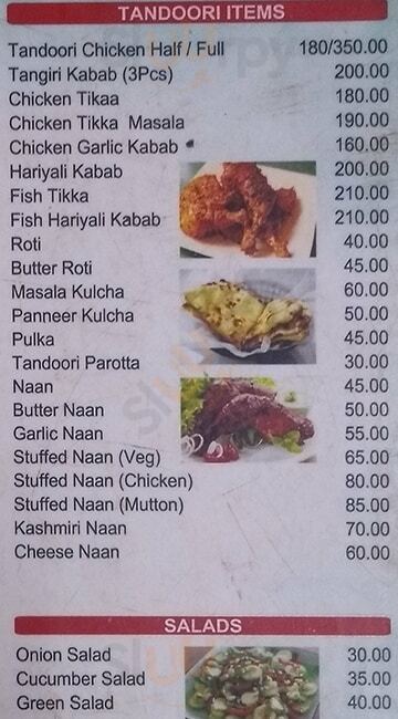 T. Nagar Hotel Renuga Restaurant Chennai (Madras) Menu - 1