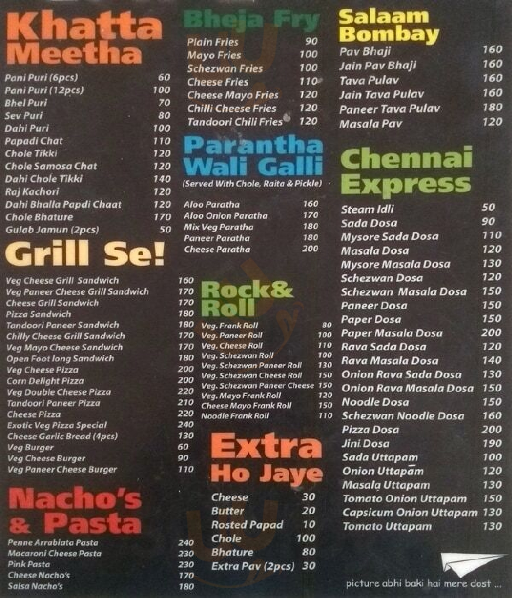 Cafe Bollywood Pune Menu - 1