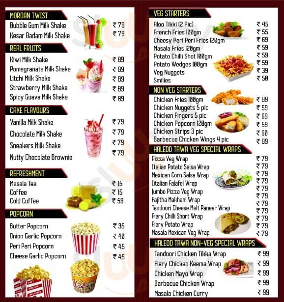 Haledo & Cafe Chennai (Madras) Menu - 1