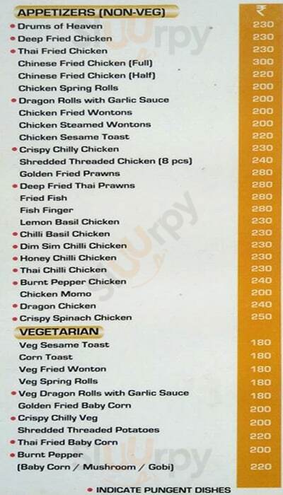 Chungs Chinese Corner Bengaluru Menu - 1