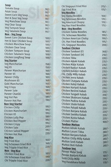 Aavees Pune Menu - 1