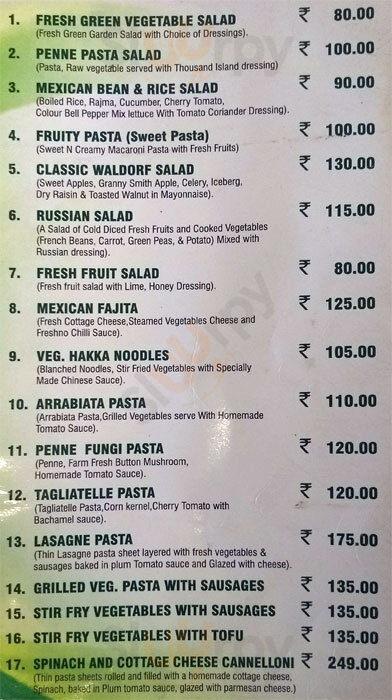 Namdhari's Salad & Bar Bengaluru Menu - 1