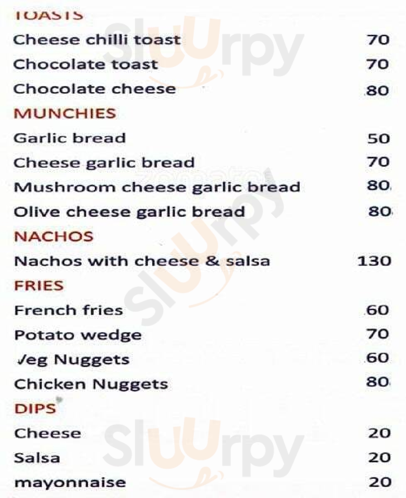 Cafe Rolla Costa Pune Menu - 1