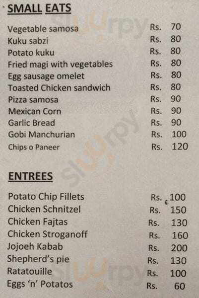 Persian Cats Cafe Bengaluru Menu - 1