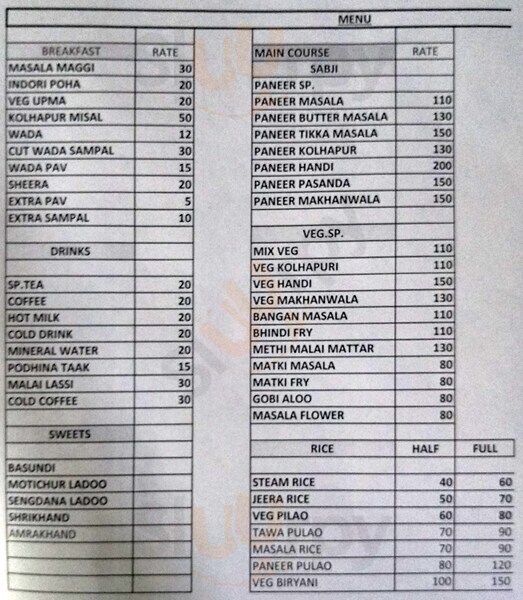 Om Sai Fast Food Pune Menu - 1