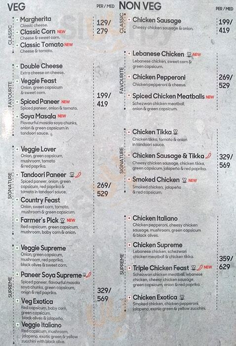 Pizza Hut Bengaluru Menu - 1