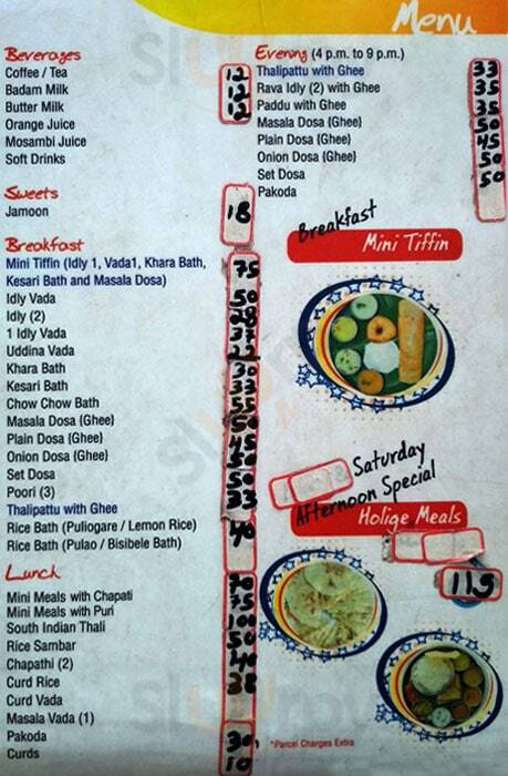 Kushi Bhavan Bengaluru Menu - 1