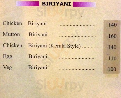 Biriyani Ghar Bengaluru Menu - 1