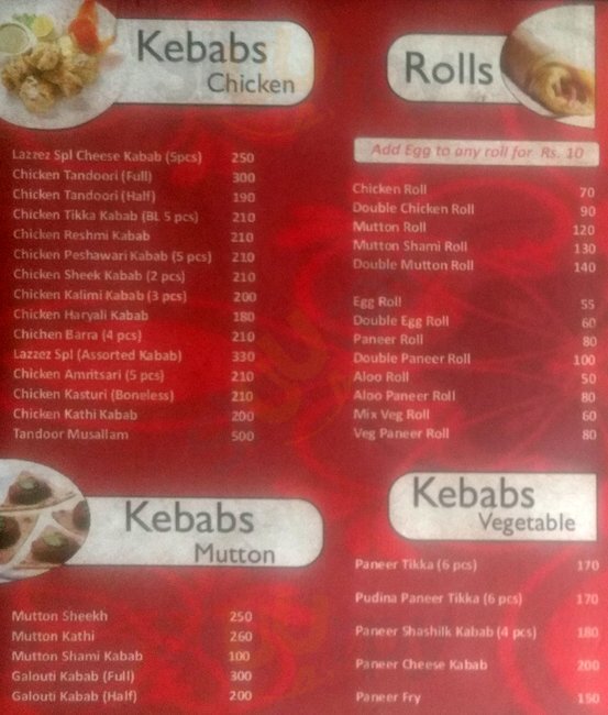 Lazeez Express Bengaluru Menu - 1