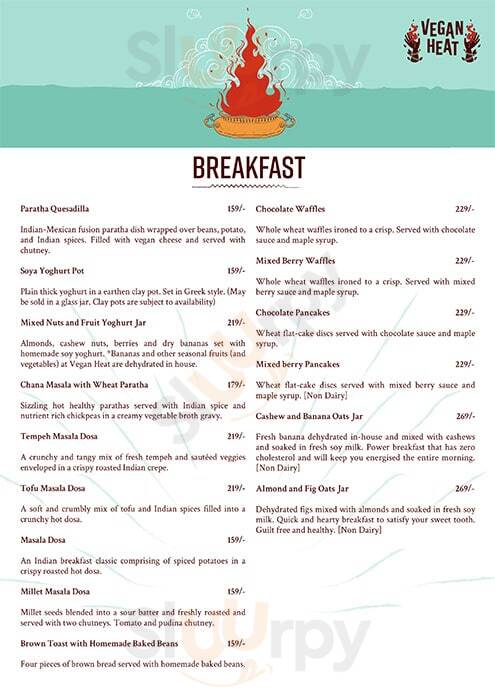 Vegan Heat Bengaluru Menu - 1