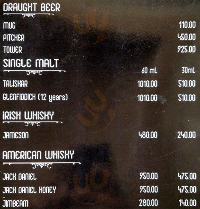 Pelican Pub Bengaluru Menu - 1