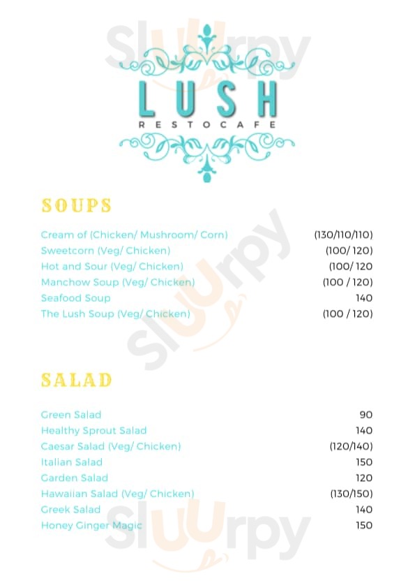 Lush Restocafe Bengaluru Menu - 1