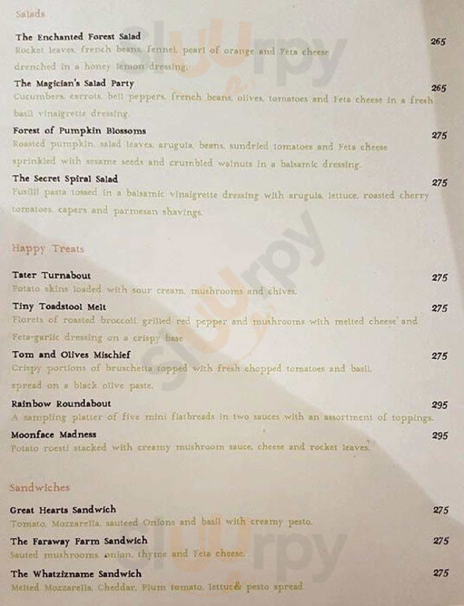 The Mad Teapot Cafe Bengaluru Menu - 1