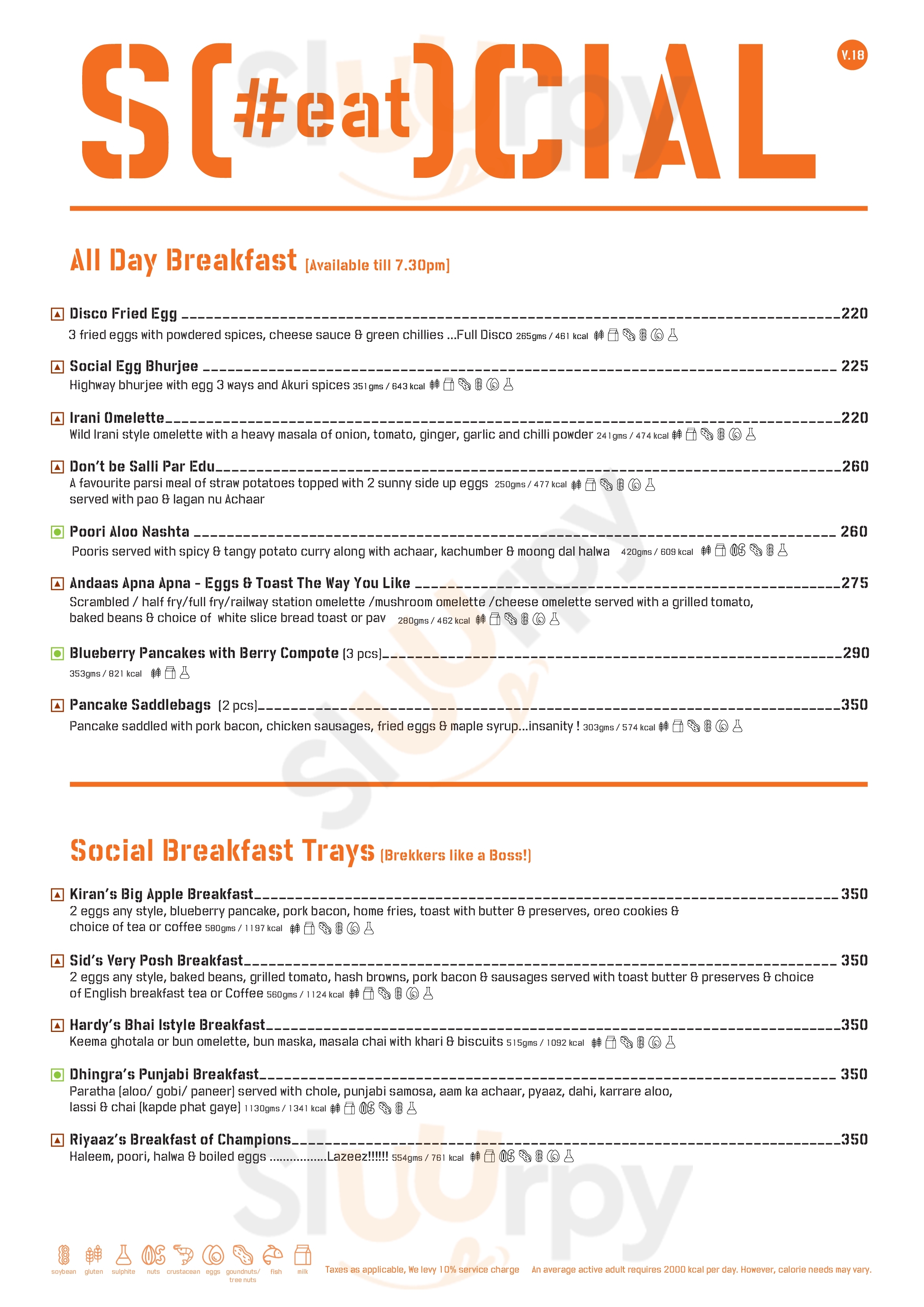 Main Menu - Nature Cuisine