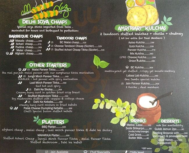 Babachatkora Bengaluru Menu - 1