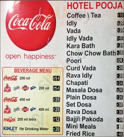 Pooja Veg Bengaluru Menu - 1