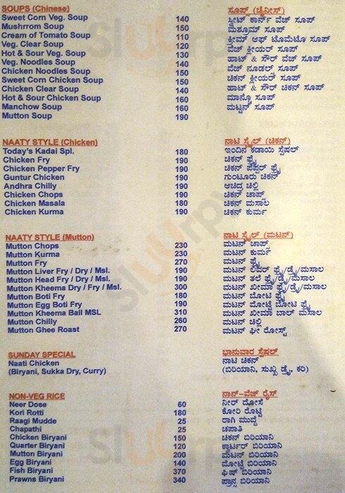 Kadai Restaurant Bengaluru Menu - 1