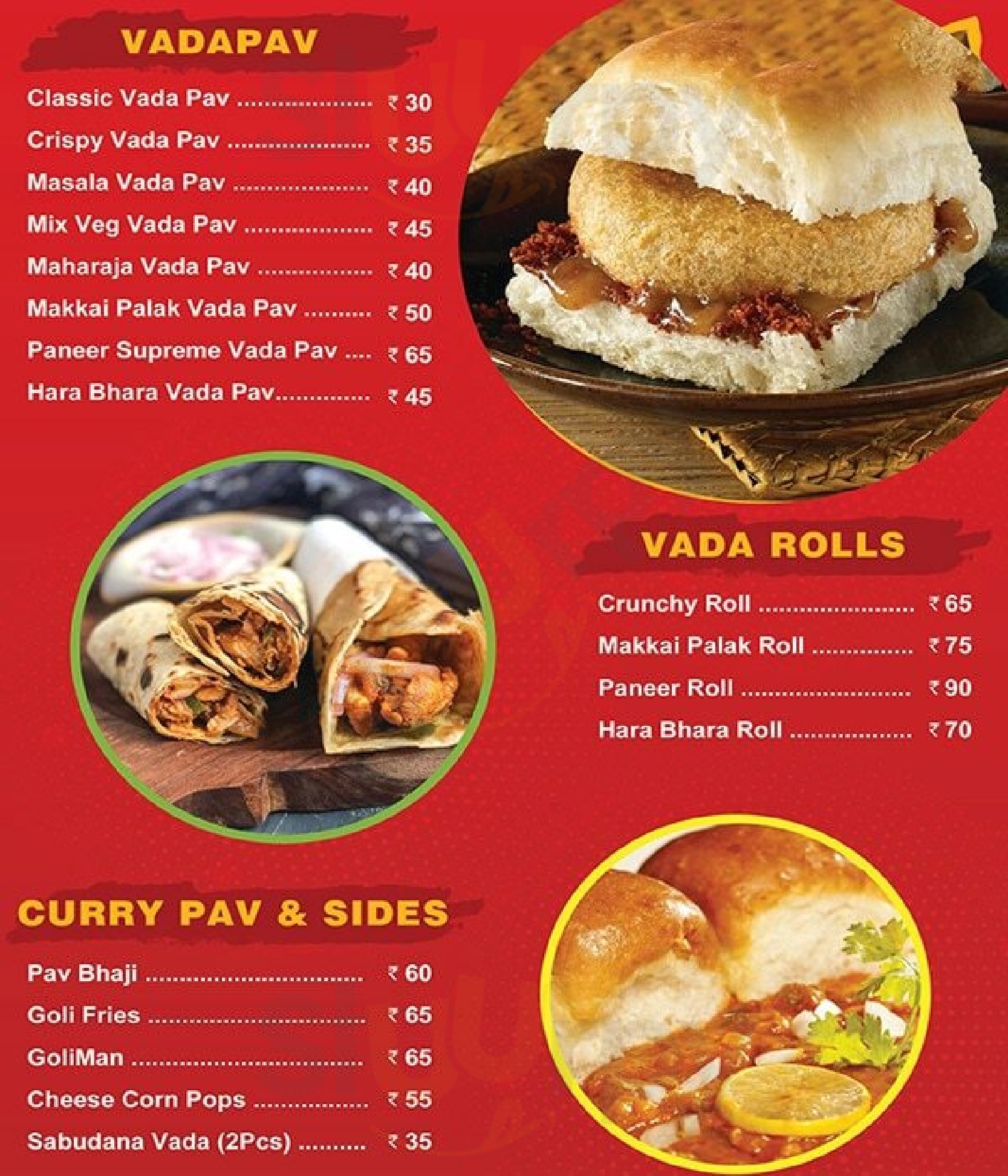 Goli Vada Pav No. 1 Bengaluru Menu - 1