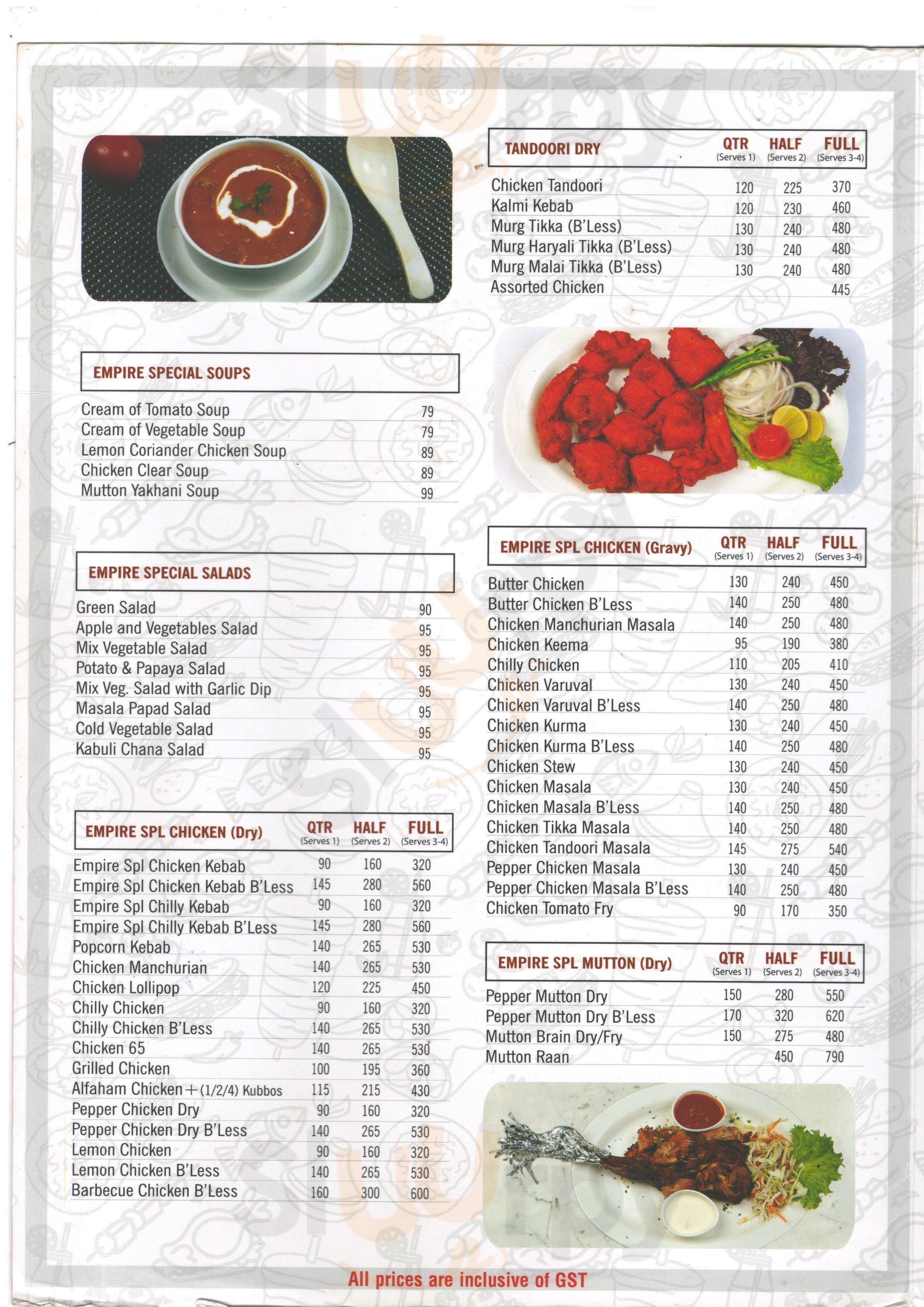 Hotel Swastik Restaurant Bengaluru Menu - 1