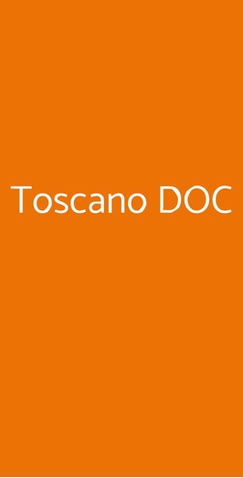 Toscano Doc, Montecatini Terme