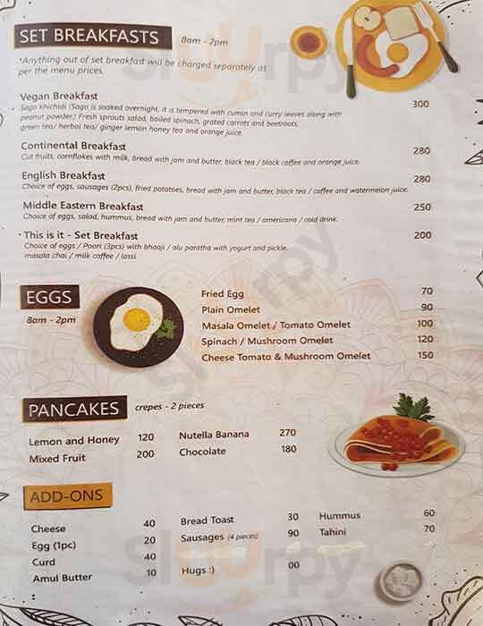 This Is It Arambol Menu - 1