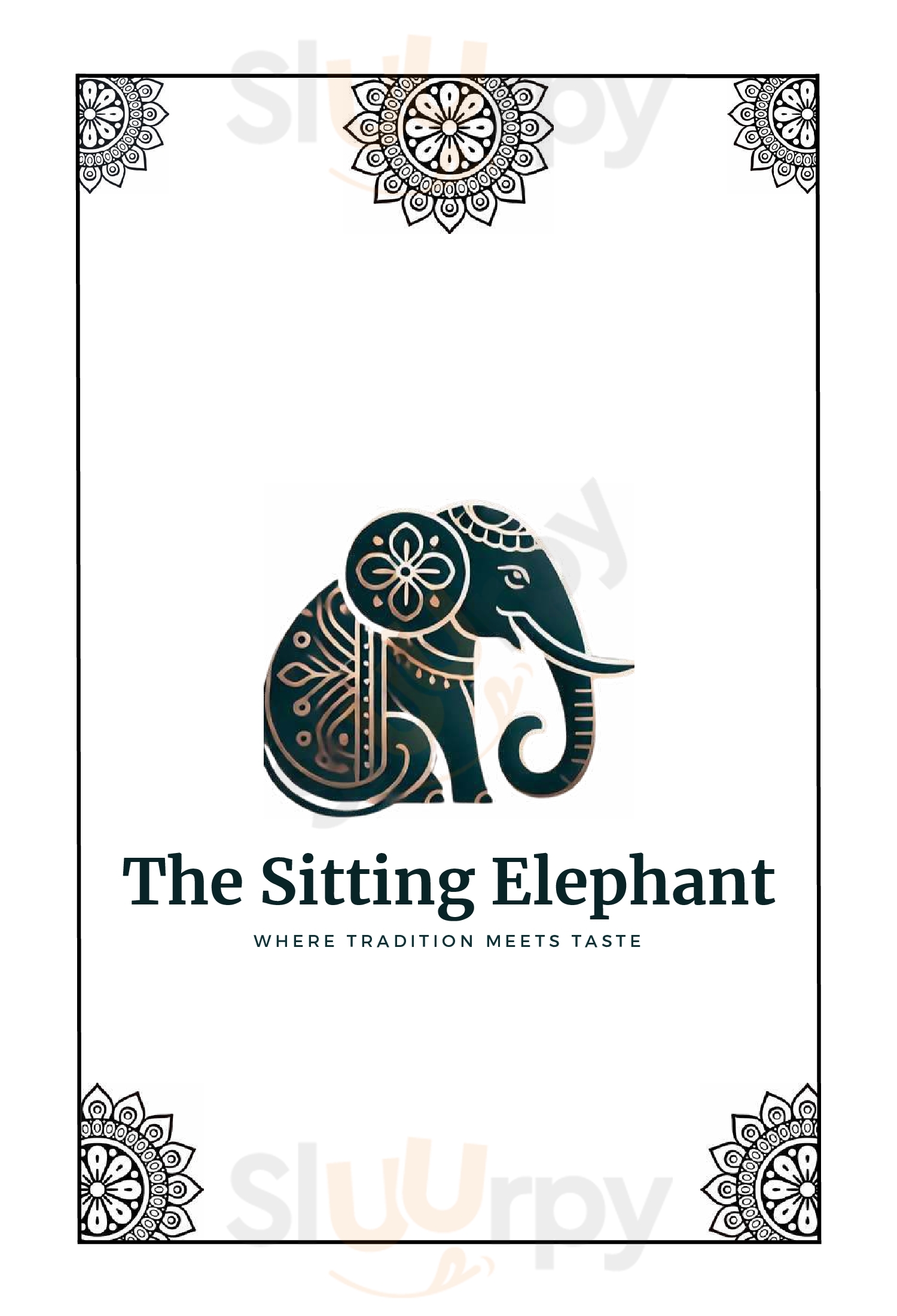 Sitting Elephant Rishikesh Menu - 1