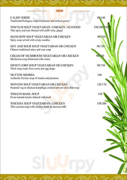 Spicy Family Restaurant And Bar Margao Menu - 1