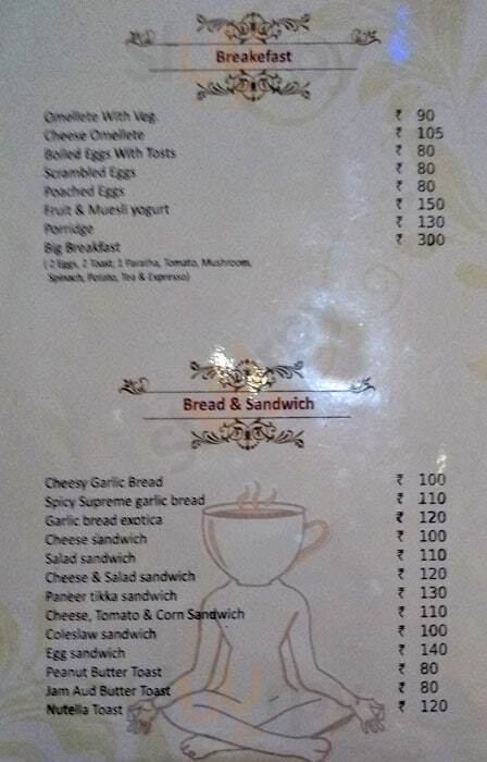 Yummy Yoga Udaipur Menu - 1