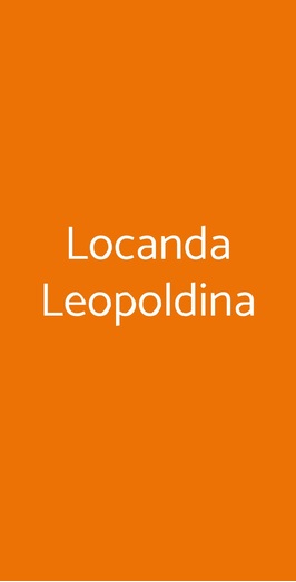 Da Mario - Locanda Leopoldina, Pieve a Nievole